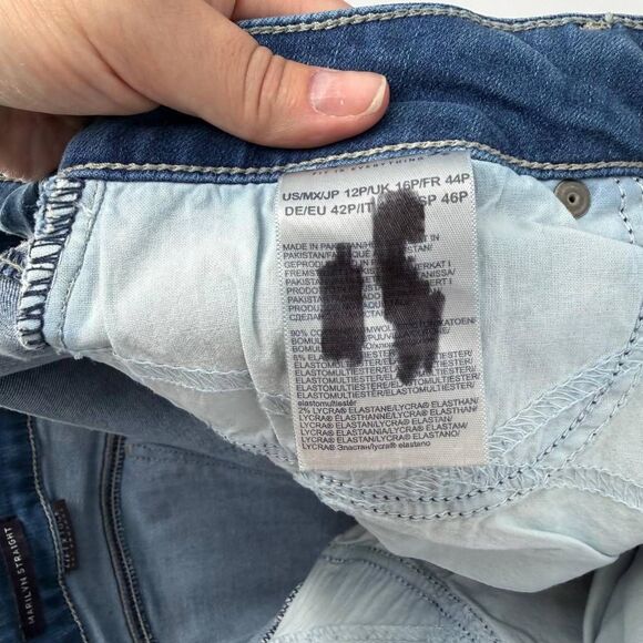 NYDJ Women's Marilyn Straight Jeans Size 12 Petite - Picture 7 of 8